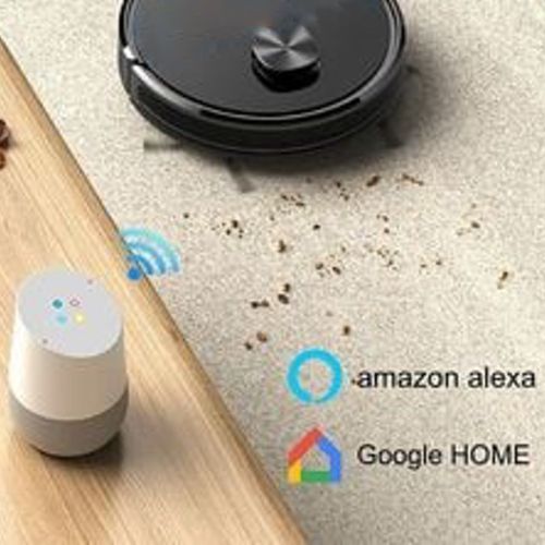 Robot Aspirateur Laveur Connecté Avec Base Aspirante Eziclean® I-bot Z7 Smart