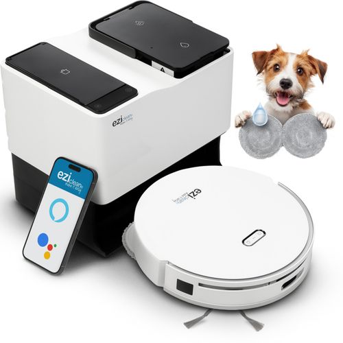 Robot Aspirateur Laveur Connecté Eziclean® All In One Z15 Pro