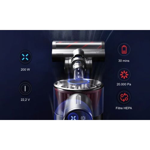 Aspirateur balai sans fil EZICLEAN CYCLOMAX R12 FLEX