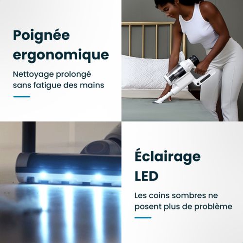 Aspirateur balai sans fil EZICLEAN CYCLOMAX R22 STATION