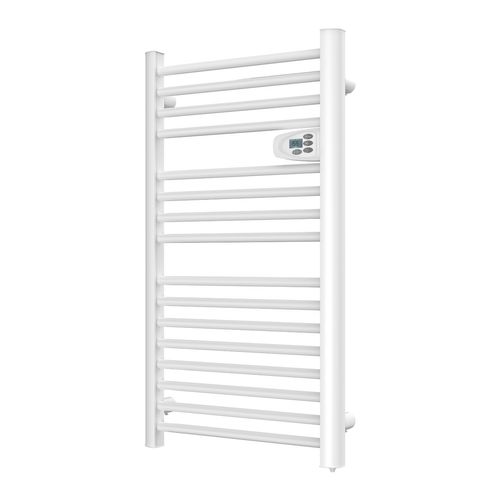 Sèche-serviette électrique Sans Fluide 500w H.98xl54cm  Hestia Blanc