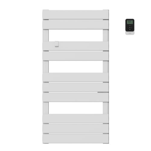 Sèche-serviette électrique Sans Fluide 500w H.101xl50cm  Anis Blanc