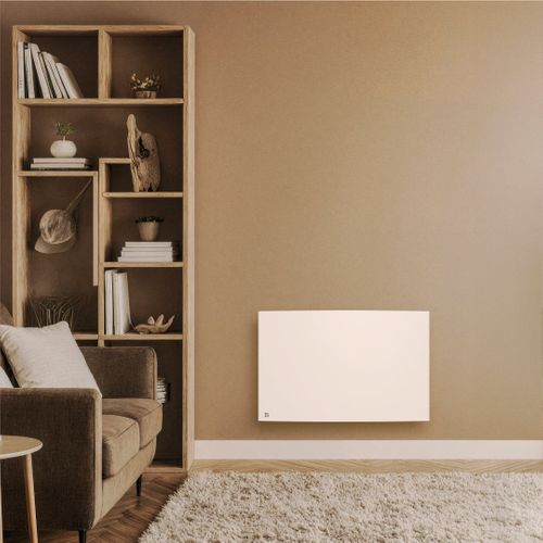 Radiateur électrique Fixe à Inertie Sèche Fonte 1500w Bia Horizontal Blanc