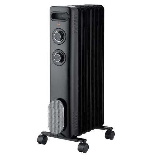 Radiateur Mobile Bain D'huile  Calista 2000w Noir