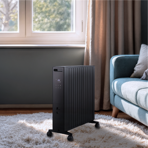 Radiateur Mobile Sans Huile 2000w Millo Noir
