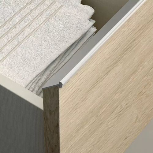 Meuble De Salle De Bain Sans Miroir Avec Vasque Arrondie Palma - Bambou - 80cm