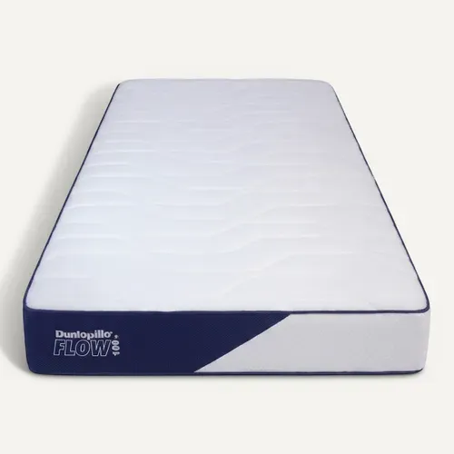 Matelas mousse 90x190 cm DUNLOPILLO FLOW 100 ép. 19 cm vue de face