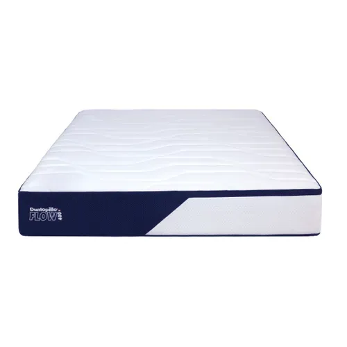 Matelas mousse 140x190 cm avec 3 cm de latex FLOW 400 ép. 25 cm vue de face