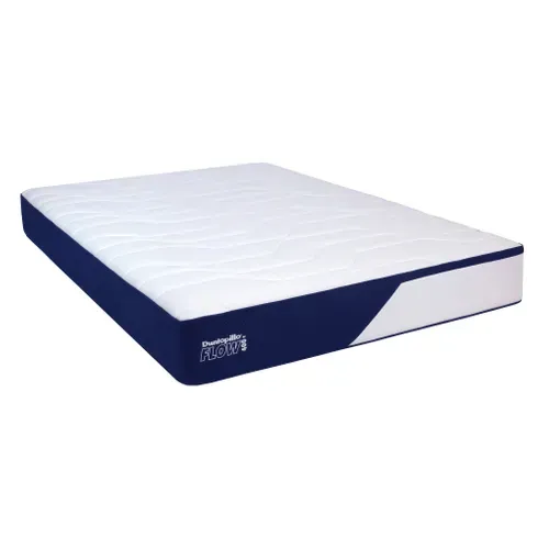Matelas mousse 140x190 cm avec 3 cm de latex FLOW 400 ép. 25 cm vue 3/4