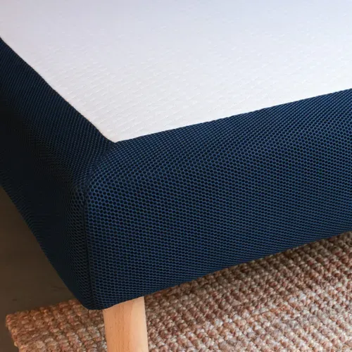 Sommier tapissier FLOW S100 DUNLOPILLO 140x190 cm bleu vue accessoires