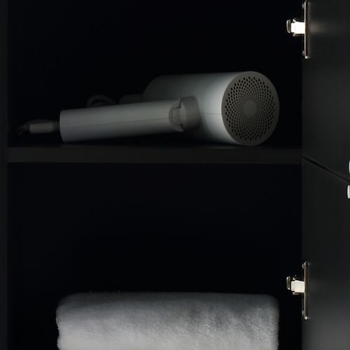 Colonne De Salle De Bain 160 Cm Noir Aqualinea-jindoli