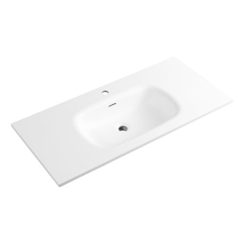 Meuble Vasque Encastrée 120 Cm Chêne Clair Aqualinea