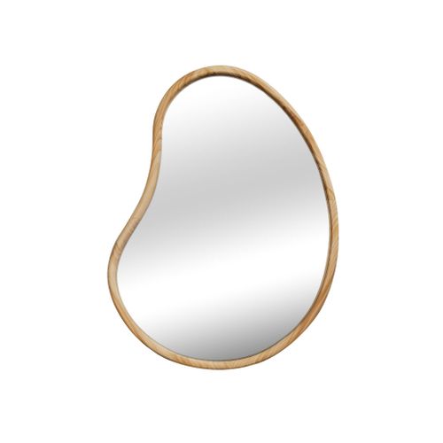 Miroir Organique En Bois De Sapin 95cm épaisseur 3cm Coloris Naturel Idéal Entrée. Chambre Ou Salle