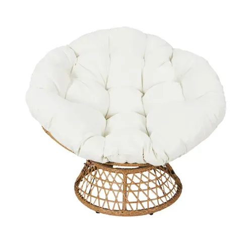 Fauteuil Papasan Polyrotin Rotatif. Loveuse Outdoor/indoor D.96cm