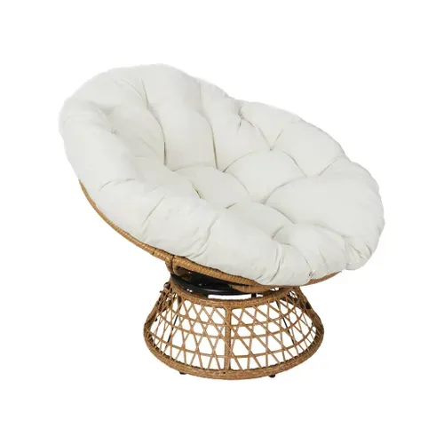 Fauteuil Papasan Polyrotin Rotatif. Loveuse Outdoor/indoor D.96cm