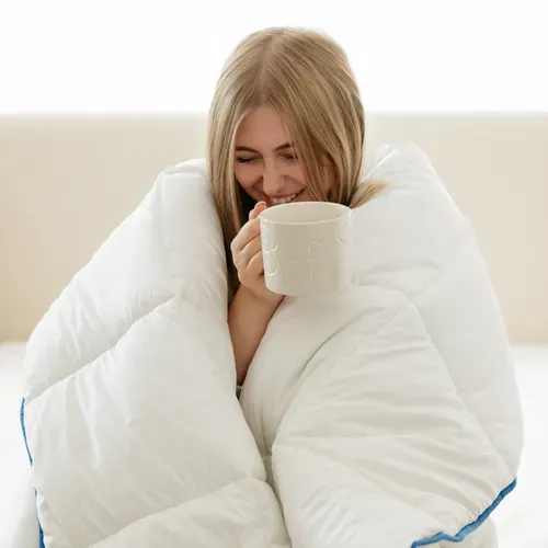 Couette 240x260cm - Légère été 100% Coton - Collection Céleste