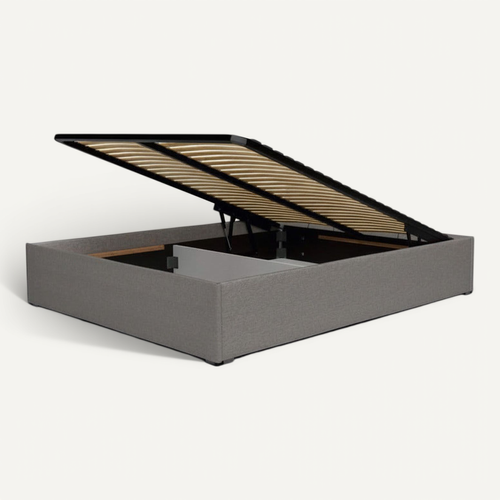 Sommier Coffre 160x200cm - Anthracite - Collection Emma