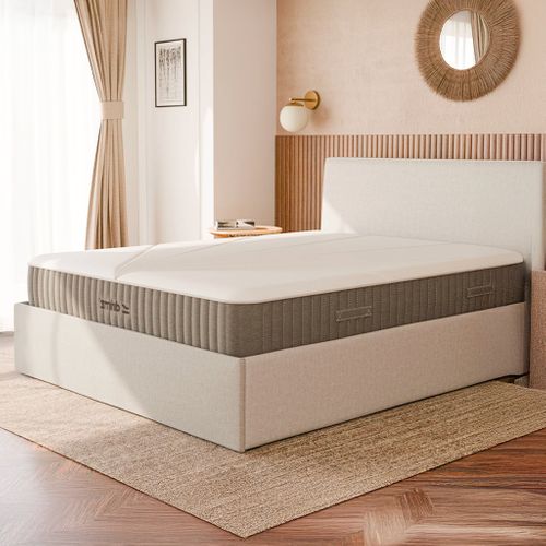 Matelas Hybride 180x200 cm L'ESSENTIEL - Epaisseur 24 cm - Soutien Ferme, Accueil Ferme