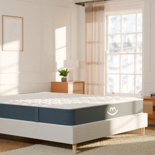 Matelas Hybride 140x190 cm MILA - Mousse Avec Ressorts Ensachés - Mi-ferme - Epaisseur 22cm