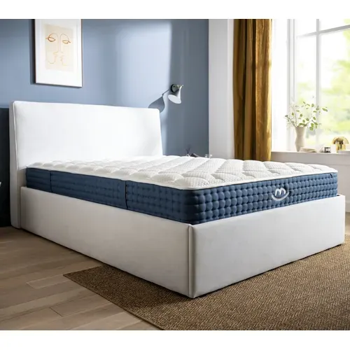 Matelas Premium Hybride 140x190 cm JADE Mousse Mémoire Forme & Ressorts Ensachés - Ferme - Ep.26 cm