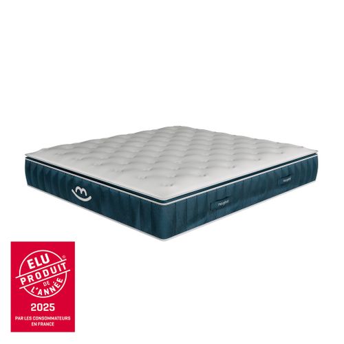 Matelas Hybride 200x200 cm - VICTORIA -  Accueil mémoire de forme, Ressorts Ensachés - 30cm