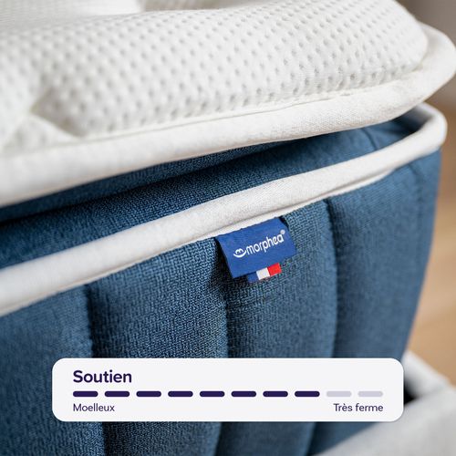 Matelas Hybride 180x200 cm - VICTORIA -  Accueil mémoire de forme, Ressorts Ensachés - 30cm