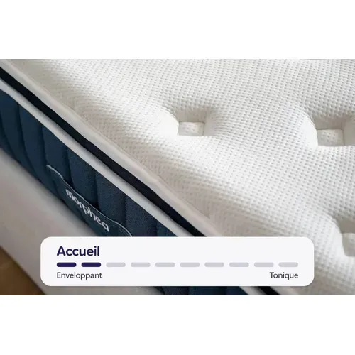 Matelas Hybride 180x200 cm - VICTORIA -  Accueil mémoire de forme, Ressorts Ensachés - 30cm