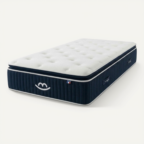 Matelas Hybride 120x190 cm - VICTORIA -  Accueil mémoire de forme, Ressorts Ensachés - 30cm