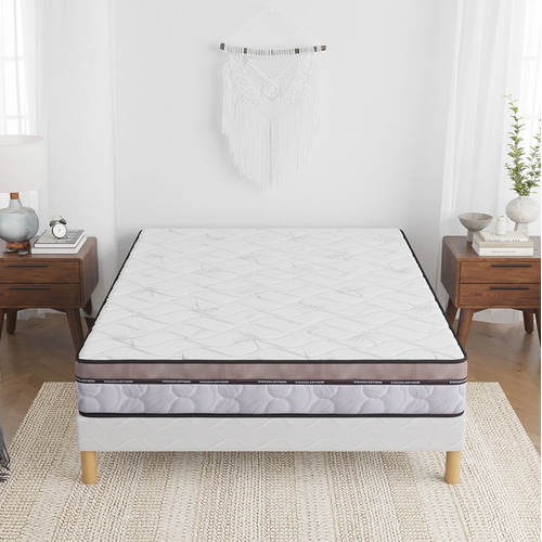 Natura - Ensemble Matelas mousse et sommier 180x200 Accueil mémoire de forme Hauteur 22cm