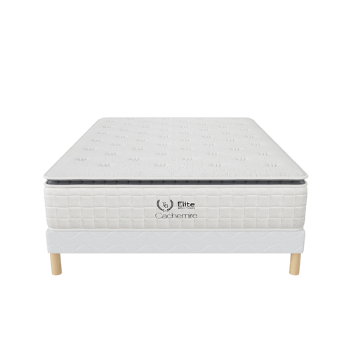 Ensemble Matelas Ressort 140x200 cm CACHEMIRE Epaisseur 28cm