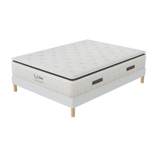 Ensemble matelas ressort 140x190 cm CACHEMIRE Epaisseur 28cm