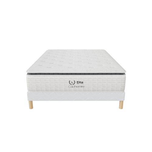 Ensemble matelas ressort 140x190 cm CACHEMIRE Epaisseur 28cm