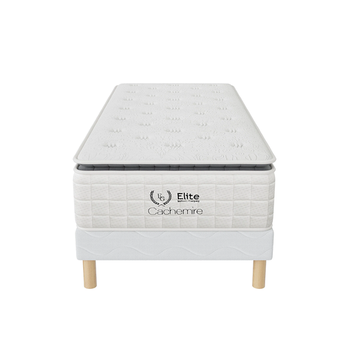 Ensemble Matelas Ressort 90x200 cm CACHEMIRE Epaisseur 28 cm