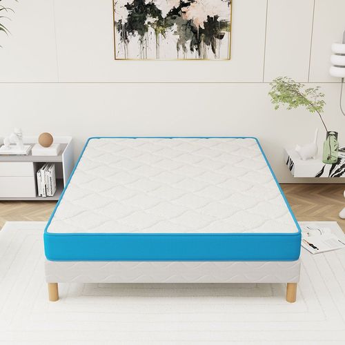 Matelas Fresh Memory 140x190 Cm Mousse Haute Résilience Hauteur 15 Cm