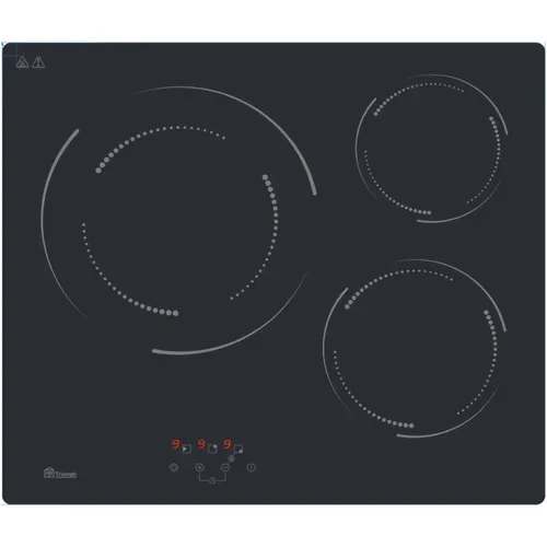 Table De Cuisson Vitrocéramique Trcpv3570b Triomph 3 Foyers 5700w