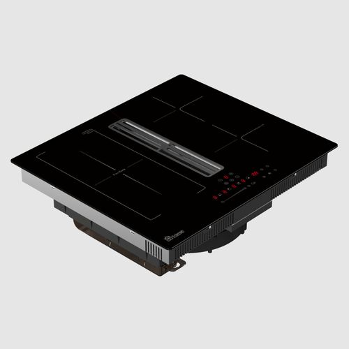 Plaque De Cuisson Induction Triomph Trcpida6000b Avec Hotte Intégrée 60cm 2 Zones + 1 Flexizone