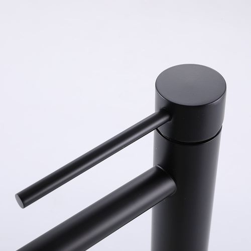 Robinet Mitigeur De Lavabo Thermostatique Graziosa Noir Mat