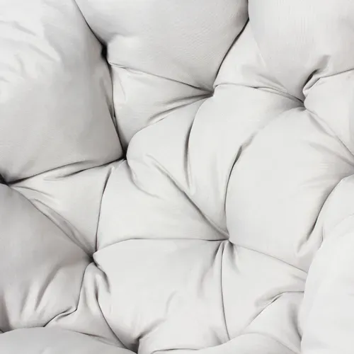 Papasan - Fauteuil Effet Rotin Avec Coussin