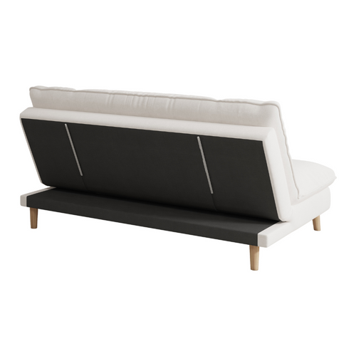 Vasco - Canapé Convertible 3 Places En Tissu Beige