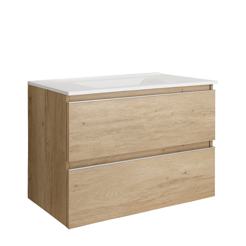 Ensemble Meuble De Salle De Bains Inglet 70cm Bambu
