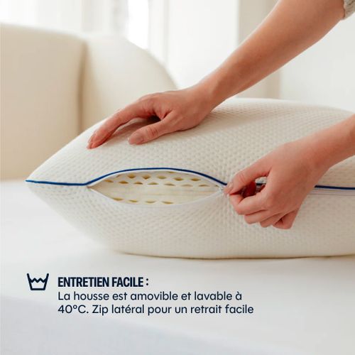 Oreiller Ergonomique Mémoire De Forme 50x70 épais 12cm - Air Memory