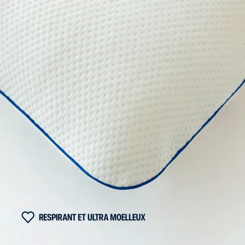 Oreiller Ergonomique Mémoire De Forme 50x70 épais 12cm - Air Memory