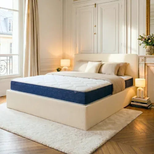 Matelas Mousse LUMEA ONE 140x190cm Accueil Mémoire De Forme Épais. 16cm