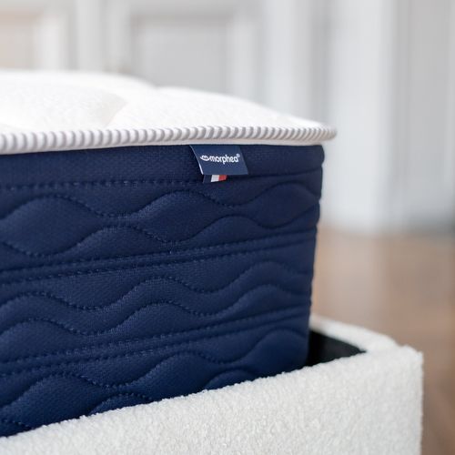 Matelas Hybride 90x190cm LUMEA INFINITE Mémoire De Forme Épais. 25cm