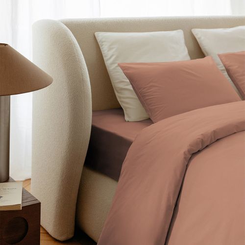 Taies D'oreillers 50x70cm - Peach Blush - Percale De Coton