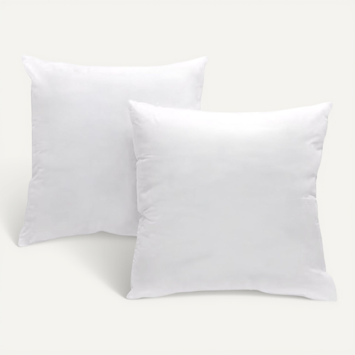 Taies D'oreillers 65x65cm - Blanc - Coton Lavé