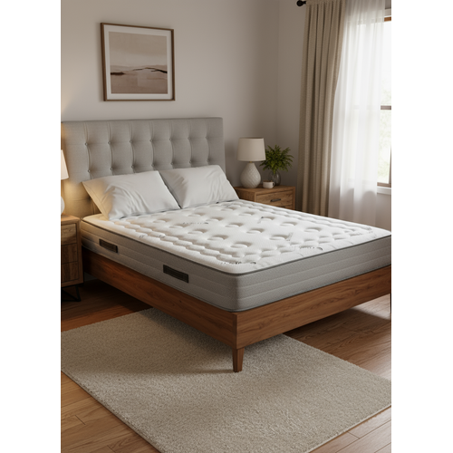 Matelas Hybride 160x200 Impérial Ressorts Ensachés - 8 zones de confort - Epaisseur 26 cm