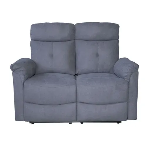 Canapé 2 Places Relax électrique Gris Lucas