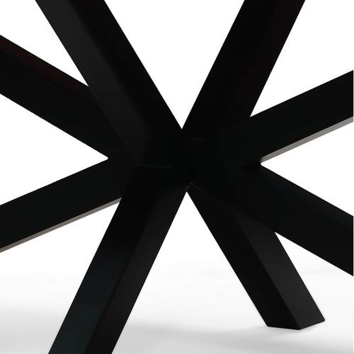 Table À Manger 220 X 110 Cm Théo Manguier Pied Métal
