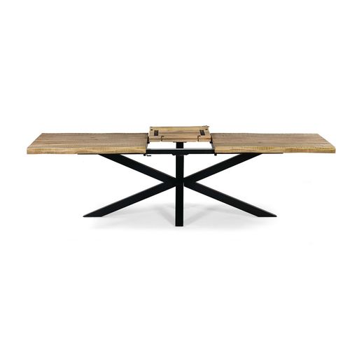 Table À Manger Extensible 200/240 Cm Manguier Massif Théo